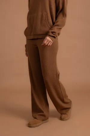 Havane Ribbed Knit Pants