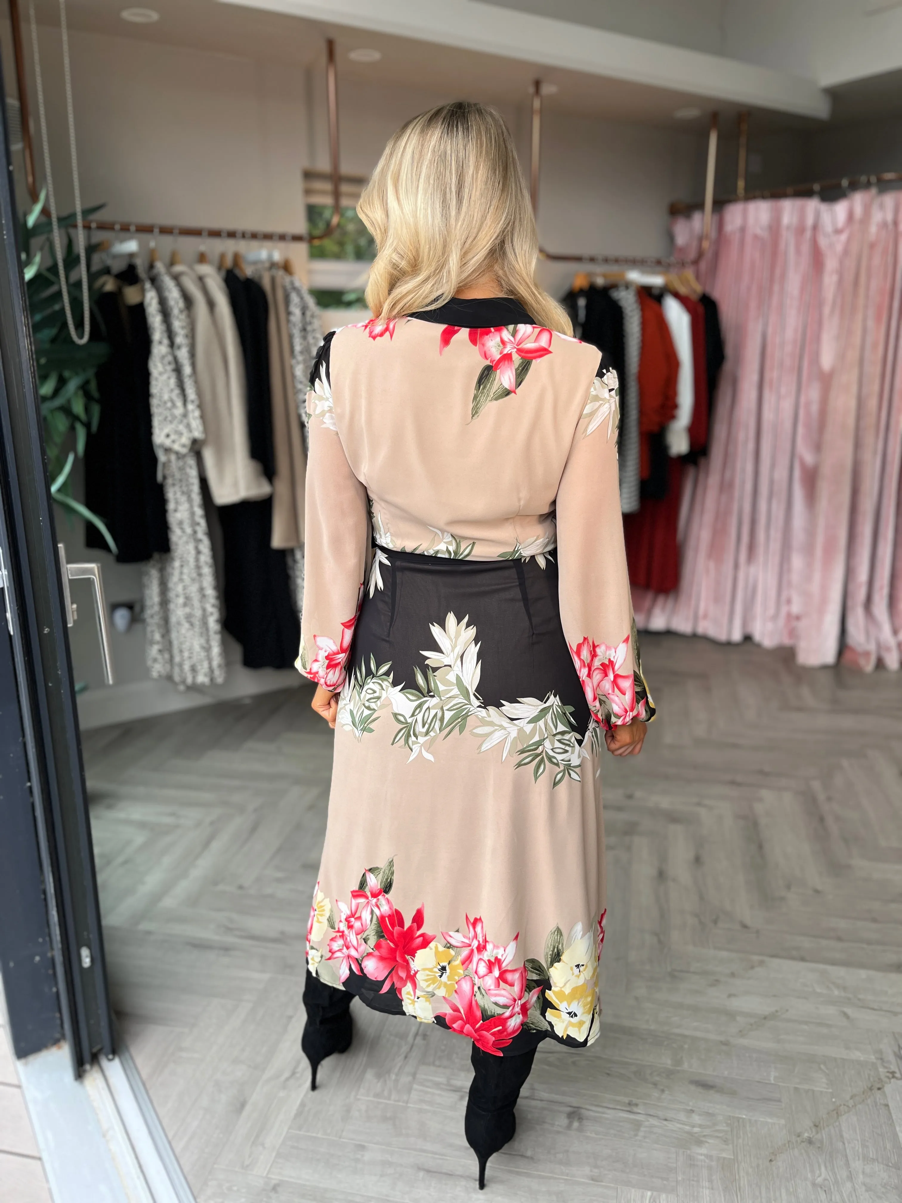 Kaya Shirt Dress Beige