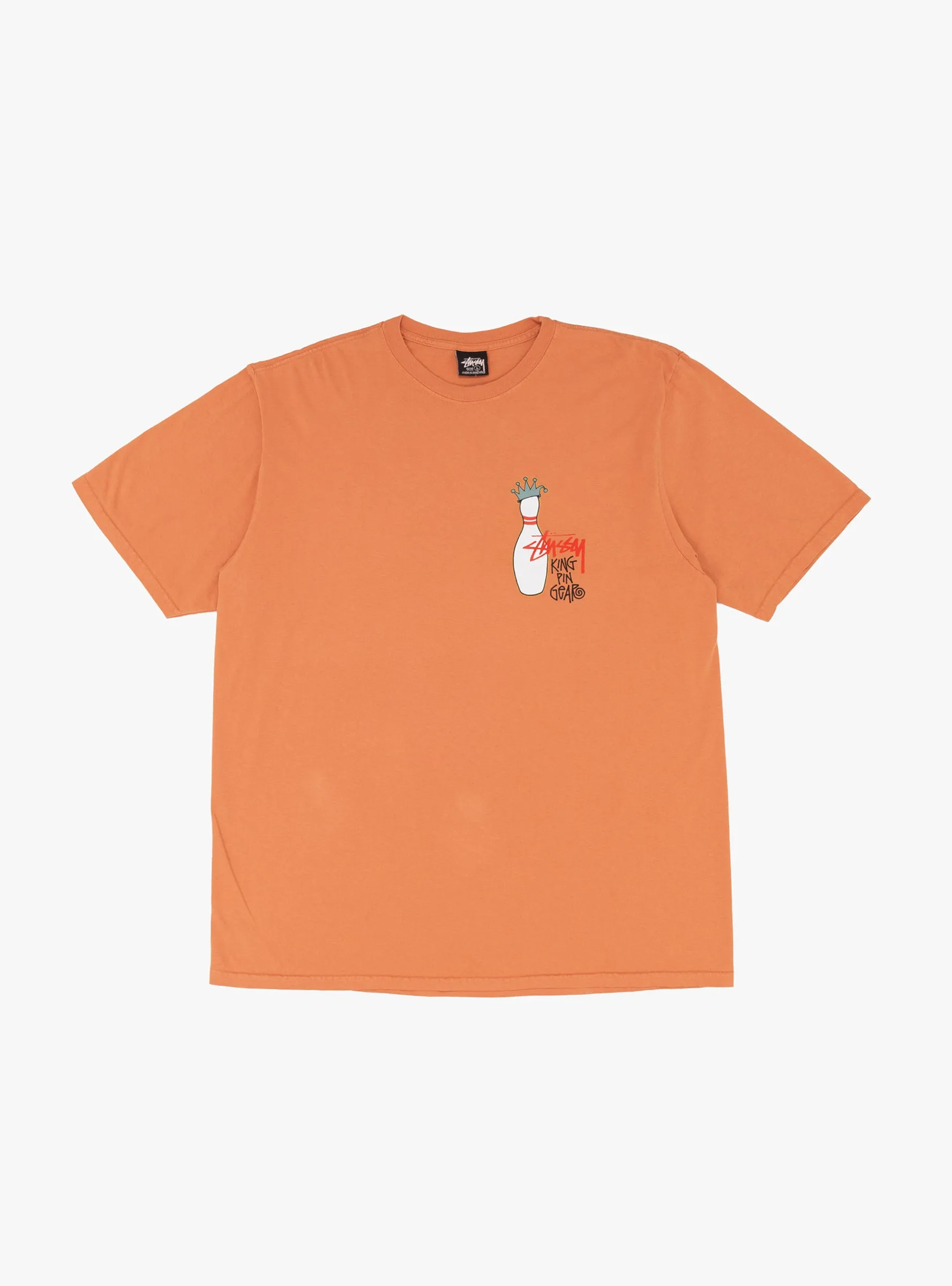 Kingpin Pig. Dyed T-shirt Rust