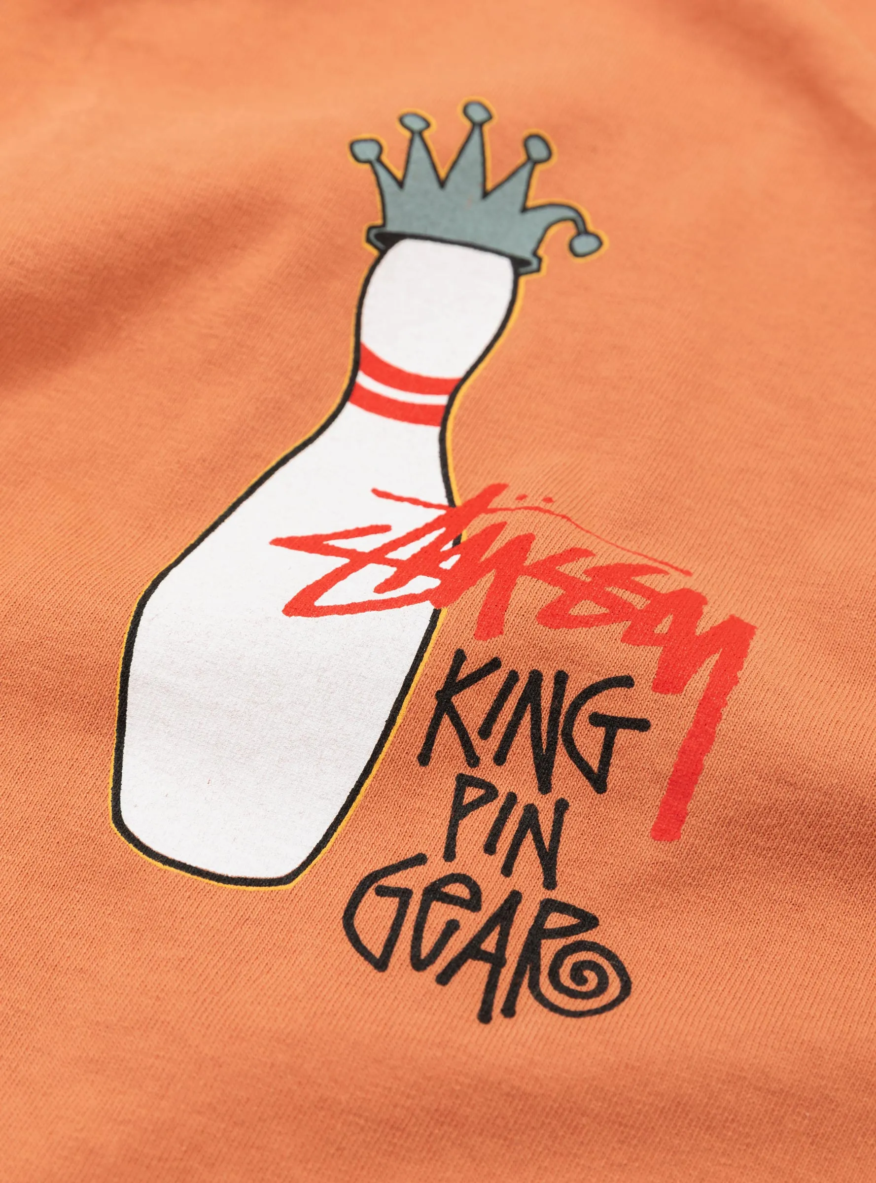 Kingpin Pig. Dyed T-shirt Rust