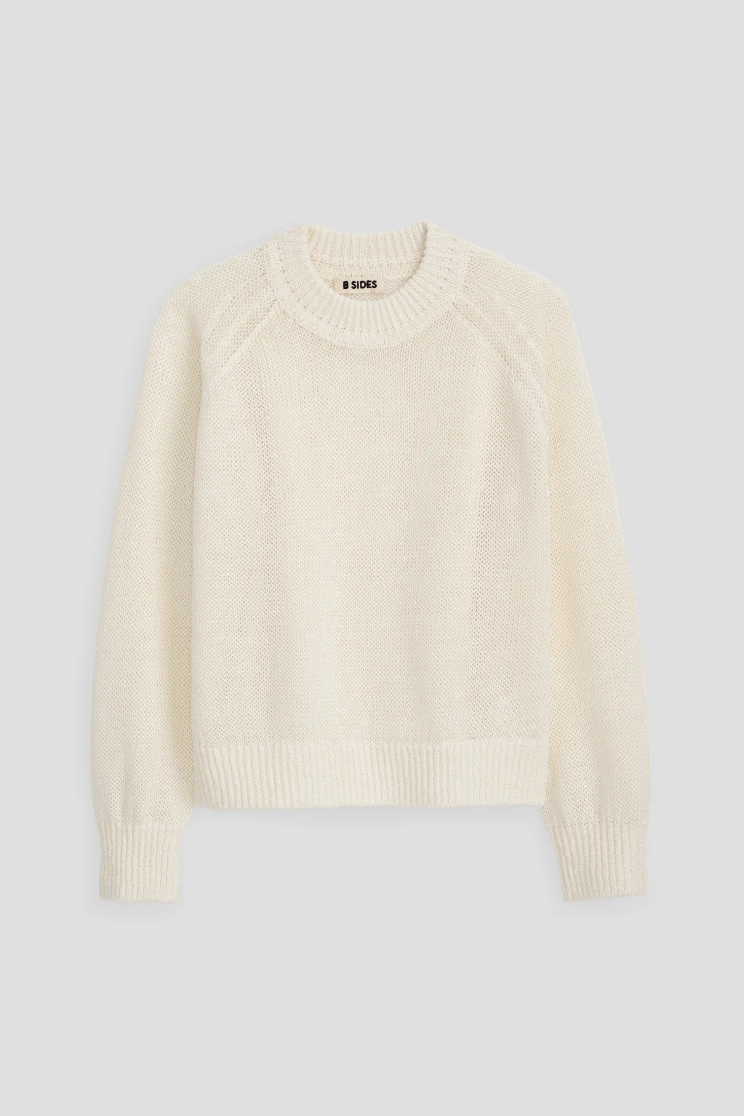 Lind Knit Crew Ecrú