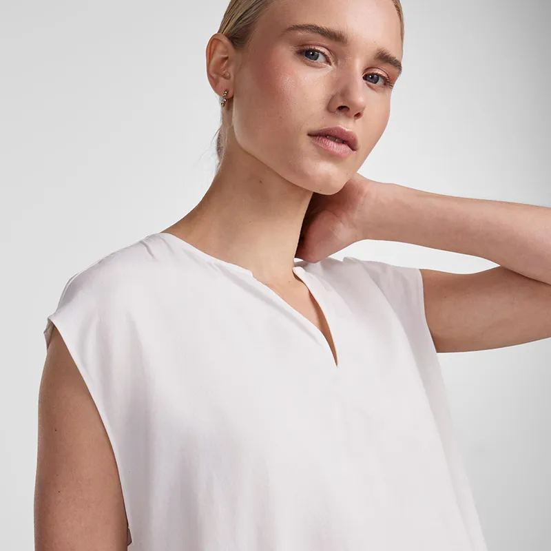 Pieces Musta Short Tunic Dress
