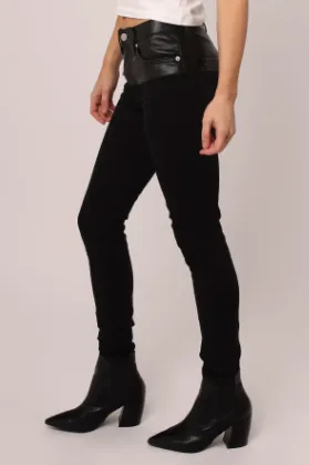 PIXIE HIGH RISE ANKLE CROPPED SKINNY JEANS