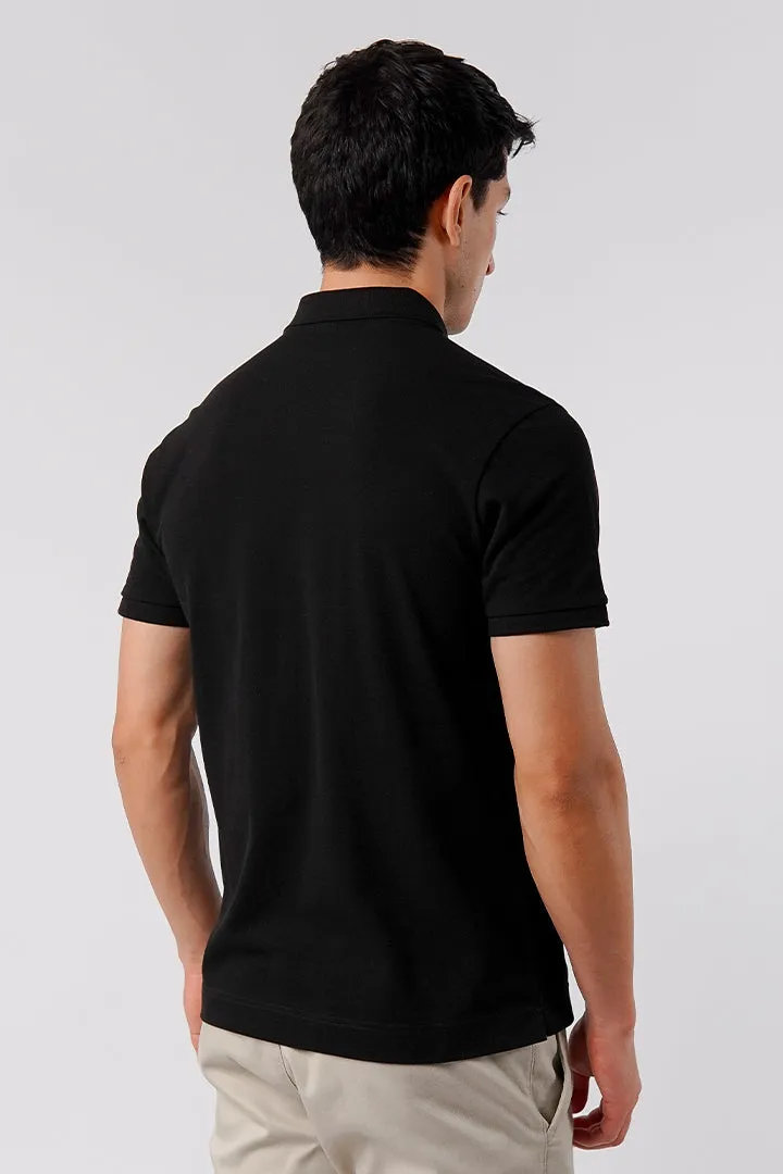 Regular Fit Polo Shirt - Black