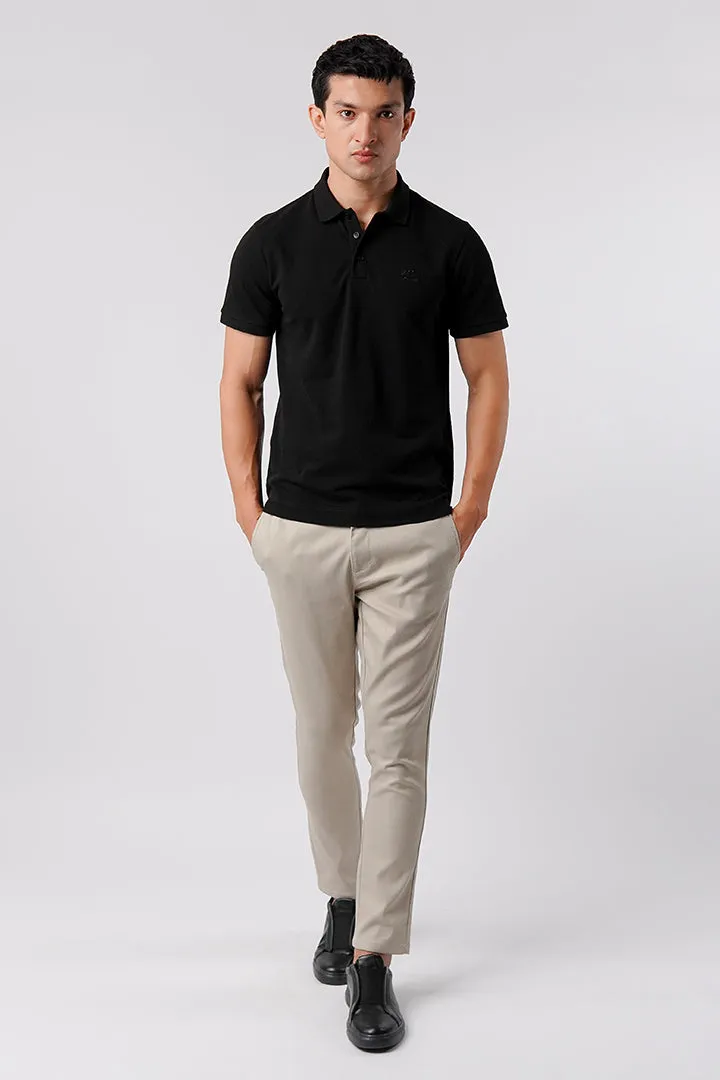 Regular Fit Polo Shirt - Black