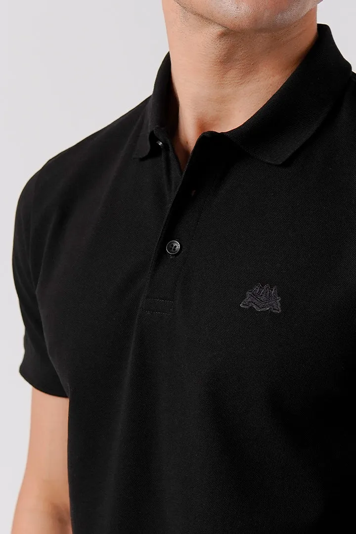 Regular Fit Polo Shirt - Black