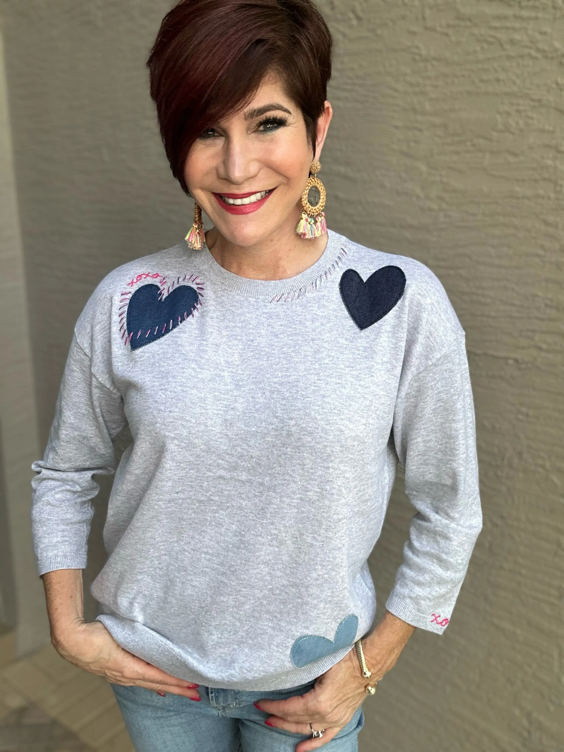 Valentina Heart Sweater