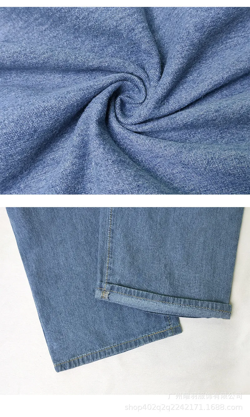 Vintage High-Waisted Wide-Leg Jeans