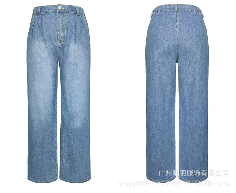 Vintage High-Waisted Wide-Leg Jeans